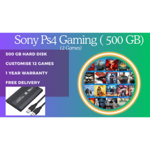 500GB External HardDisc with 12 Games for Sony PS4 Slim PlayStation 4 Gaming