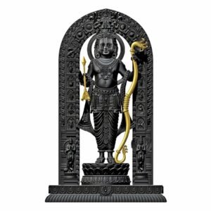 8 Inch Shree Ram Lalla Murti God Idols Ayodha's Shree Ram Statue Home Decor