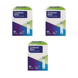 CONTOUR Plus Strips 50 Count (Multicolor) - Pack Of 3 For Unisex Adult