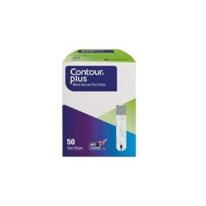 Contour Plus Blood Sugar Test Strips (50 Pack) Easy to Use & Accurate