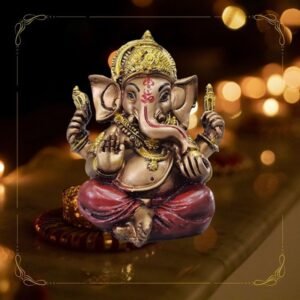 Divine Ganesha Statue Ganesha Murti Ganpati Idol for Home Decor Statue Pooja Lord Ganesh Figurine
