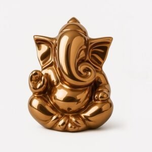Ganesh Idol for Home Decor & Car Dashboard Ganesh Ji Murti Decorative Showpiece 10cm
