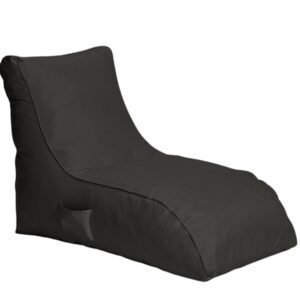 Jumbo Luxury Bean Bag Lounger for Home, Office, Bedroom Lounge Seating Color Black