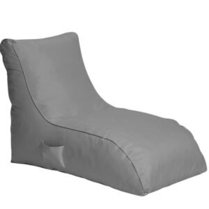 Jumbo Luxury Bean Bag Lounger for Home, Office, Bedroom Lounge Seating Color Grey