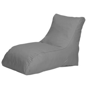 Jumbo Luxury Bean Bag Lounger for Home, Office, Bedroom Lounge Seating Color Grey