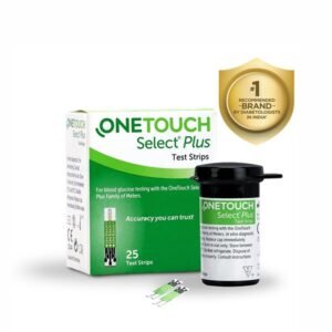 OneTouch Select Plus Test Strips Pack of 25 Blood Sugar Machine Testing