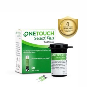 OneTouch Select Plus Test Strips Pack of 50 Blood Sugar Testing