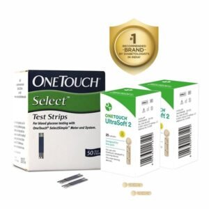 OneTouch Select Test Strips 50 Strips with 50 OneTouch Ultrasoft 2 Lancets