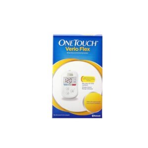 OneTouch Verio Flex glucometer machine Blood Sugar testing Machine FREE 10 Test Strips + 10 Sterile Lancets + 1 Lancing device