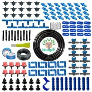 Plants Drip Irrigation Kit Watering Pipe Kit Agriculture Water flow controlling drippers. (150 Plants Drip Kit)