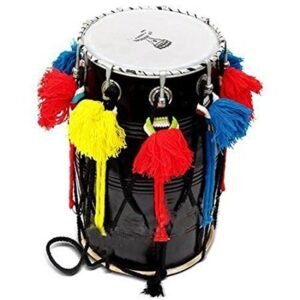 Punjabi Bhangra Junior Dhol Dholki  Free Padded Carry Bag Standard Size