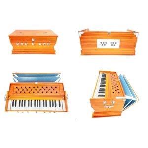 7 STOPPER, Double Bellow, 39 Key, Two Reed (Bass-Male),3 1-4 Octave 3.1-4 Octave Hand Pumped Harmonium