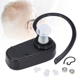 AXON HEARING AID V-183 Digital Hearing Machine, Black