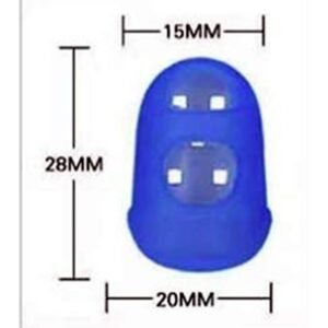 Cute Critters Finger Sleeve, 4-8 PCS Silicone Guitar Thumb Bass Finger Picks Protector Plectrum Anti-Scalding (Random Color) (4pc)