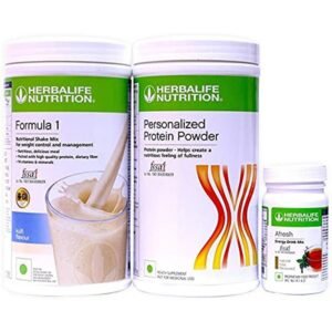 HERBALIFE Weight Loss Combo (Formula 1 Shake Mix, Personalized Protein Powder, Afresh Energy Drink)