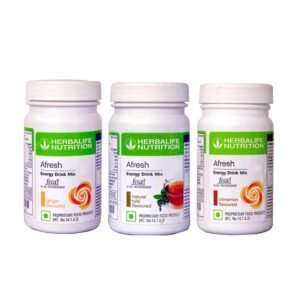 Herbalife nutrition afresh energy drink mix pack of 3 (Ginger, Tulsi, Cinnamon)
