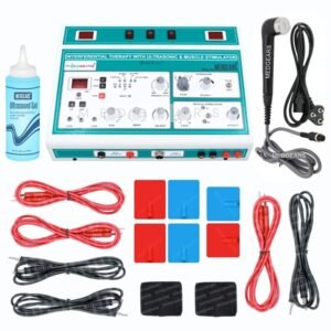 Physio solutions White Electro Therapy Combination Therapy 3 in 1 IFT US MS Combo