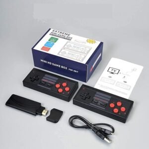 Plug & Play Wireless Video Game for Kids (8 bit Retro Built-in Games) for up to 2 Players