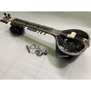 Super Ultra professional concert Sitar, double tumba, Ravi Shankar style, unique art wox with Hrad case, best for your professional musicians
