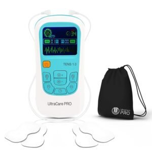 TENS 1.0 TENS Machine for Physiotherapy Massager, 25 Modes, 50 Intensity Levels, Rechargeable, Dual Channel