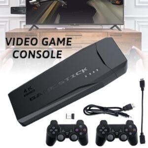 Wireless video games for TV Gaming System Plug & Play Video Game 4K Ultra HD Game Stick with 20,000+ Built-in Games