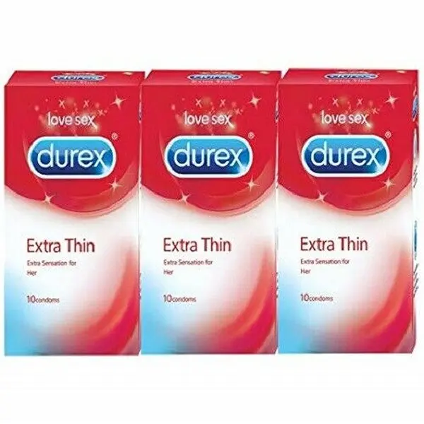 100 Durex Thin Feel Condom, Sense The Real Thing 1 PovTaka