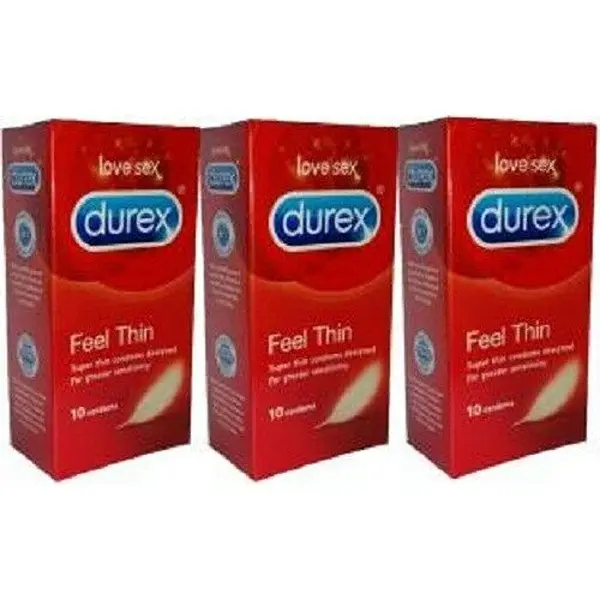 100 Durex Thin Feel Condom, Sense The Real Thing 2 PovTaka