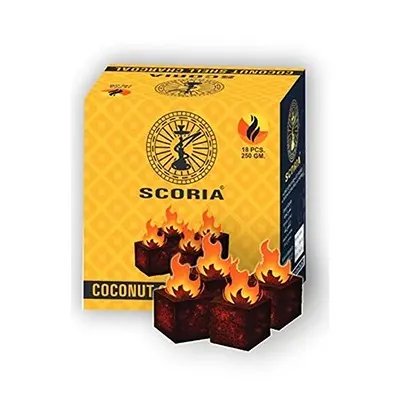 (100% Nicotine and Tobacco Free) Hookah Accessories BF Flavours & 250GM SCORIA COCONUT COAL Hookah Starter Kit3