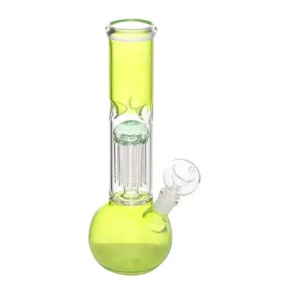 11-Inch Glass 10 Arm Tree Percolator Smoking Hookah Ice Bong with Shooter Pipe (29cm, Green)3