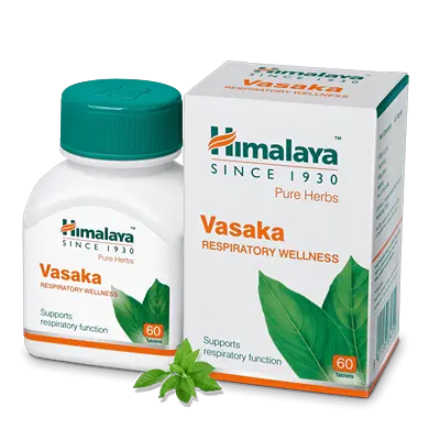 1x60tab Himalaya Herbal Vasaka Tablets Effective respiratory care 60tab1111