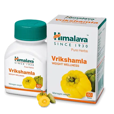 1x60tab Himalaya Herbal Vrikshamla Tablets Manages weight 60tab
