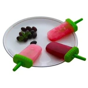 6pcs Reusable DIY Ice Lolly Mold Set Ice Candy Pop Ice Cream Maker Mould with Base – Assorted Colors