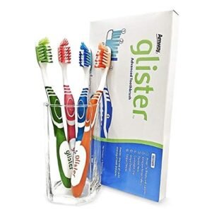 Amway Advanced Persona Manual Toothbrush for adults- Pack of 6, Multicolor