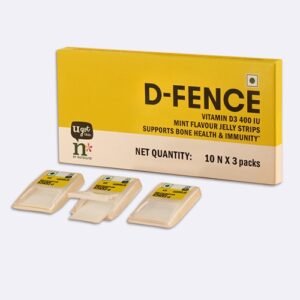 Amway D-Fence Vitamin D3 400 IU Jelly Strips (Pack of 2)