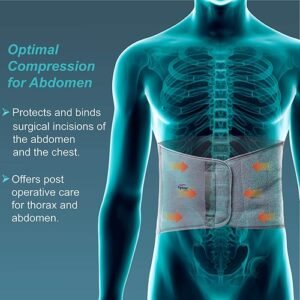 Tynor Abdominal Support 9″/23cm (Medium(34 – 40) inches’)