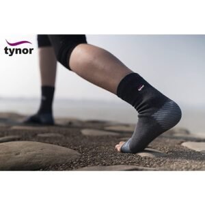 Tynor Anklet Comfeel Compression, Comfortable Ankle Movement Medium 2pcs 1pair