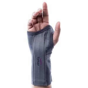 Tynor Elastic Wrist Splint Grey Right Medium 1 pc