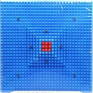 Acupressure Mat for Foot Pain Acupressure Mats Pointed Board Plate Pyramid Acupressure Pad for Foot Magnetic Energy Booster, Manual, Multi Color1