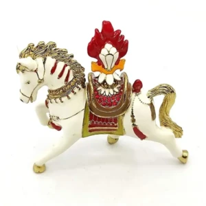 Bejeweled Wish Fulfilling Horse Carrying Jewel Trinket Box - Feng Shui 2 PovTaka