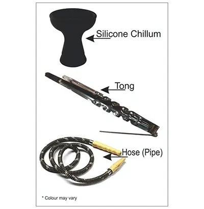 Belvedere 1000 Grams Iron Hookah Shisha Pot Clear Hookah2