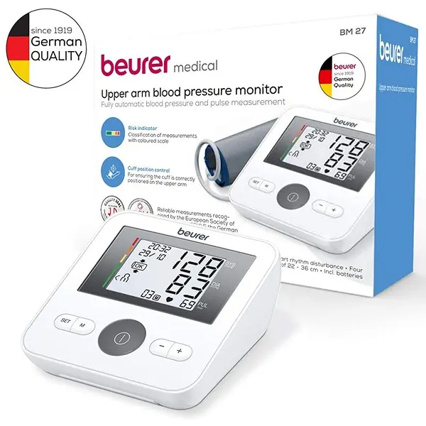 Beurer BM 27 upper arm blood pressure monitor 22 - 36 cm2 povtaka