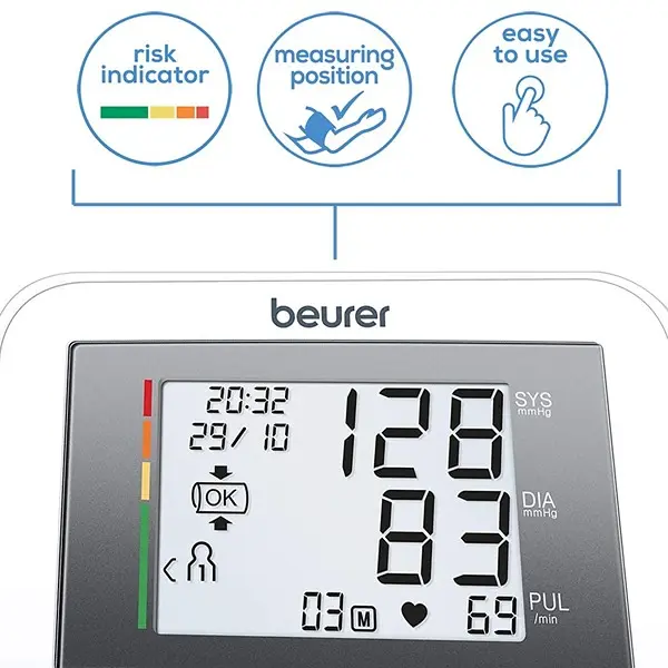 Beurer BM 27 upper arm blood pressure monitor 22 - 36 cm3 povtaka