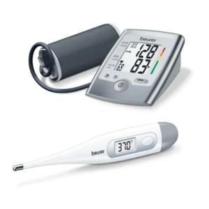 Beurer BM 35 blood pressure monitor with FT 09 1 clinical thermometer 1