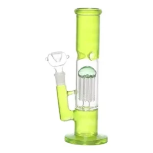 Bongs 11-Inch Glass 10 Arm Tree Percolator Ice Bong Hookah Waterpipe Smoking Pipe (29cm, Green)1