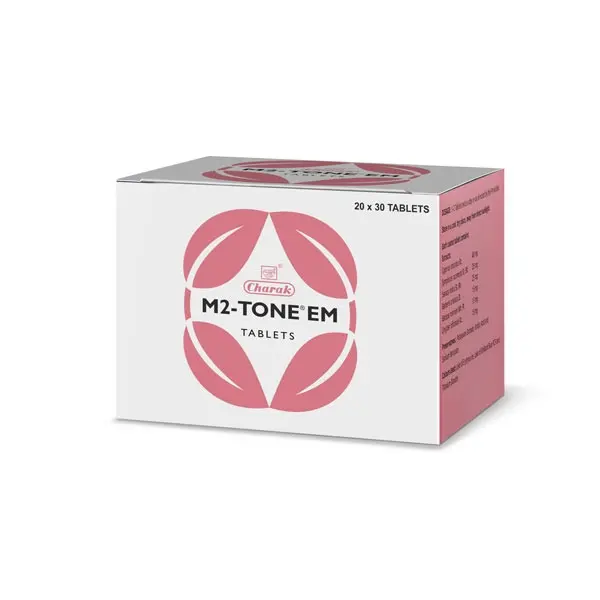Charak Pharma M2-Tone EM Tablets (Manages Early Menarche)- 30 Tab