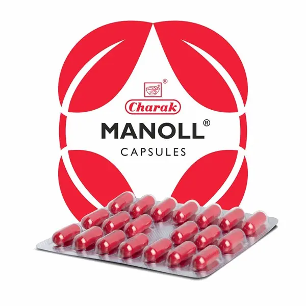 Charak Pharma Manoll Capsule (For Good Health)- 20 Tab