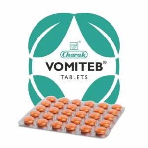 Charak Pharma Vomiteb Tablet (anti-nauseant and antiemetic) - 30 Tab