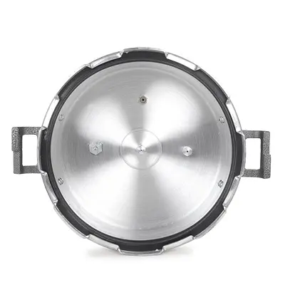 Commercial Hard Anodized Aluminum Handi Pressure Cooker - (Silver, 60L)2