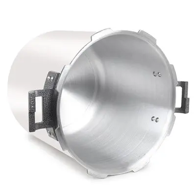 Commercial Hard Anodized Aluminum Handi Pressure Cooker - (Silver, 60L)3