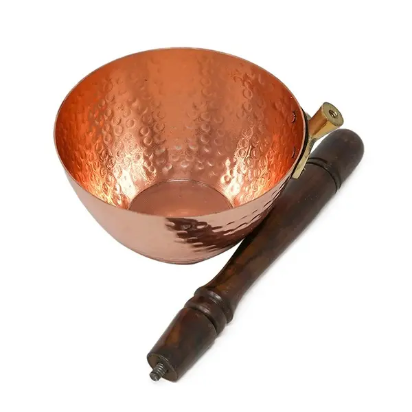 Copper Frying Pan, 4.25 Inches, Gold, 1 Piece2